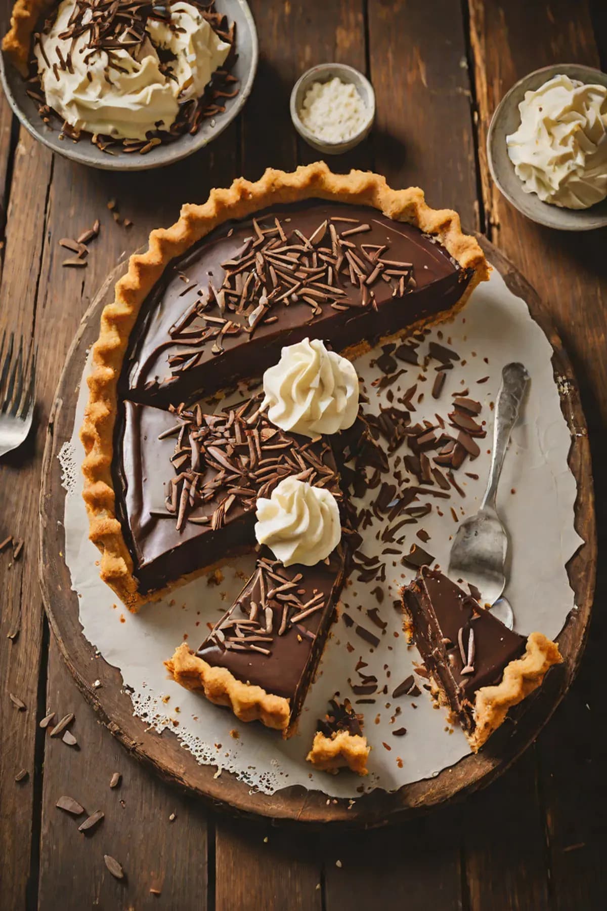 Decadent Vegan Chocolate Silk Pie