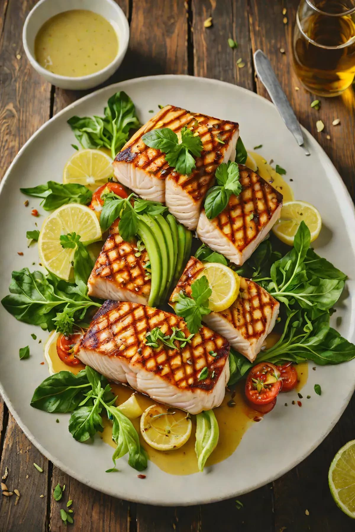 Grilled Swordfish with Pak Choi