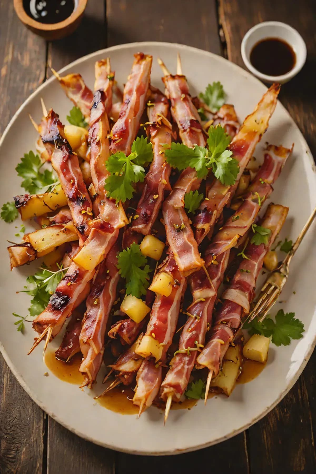 Roasted Bacon with Bamboo Shoot