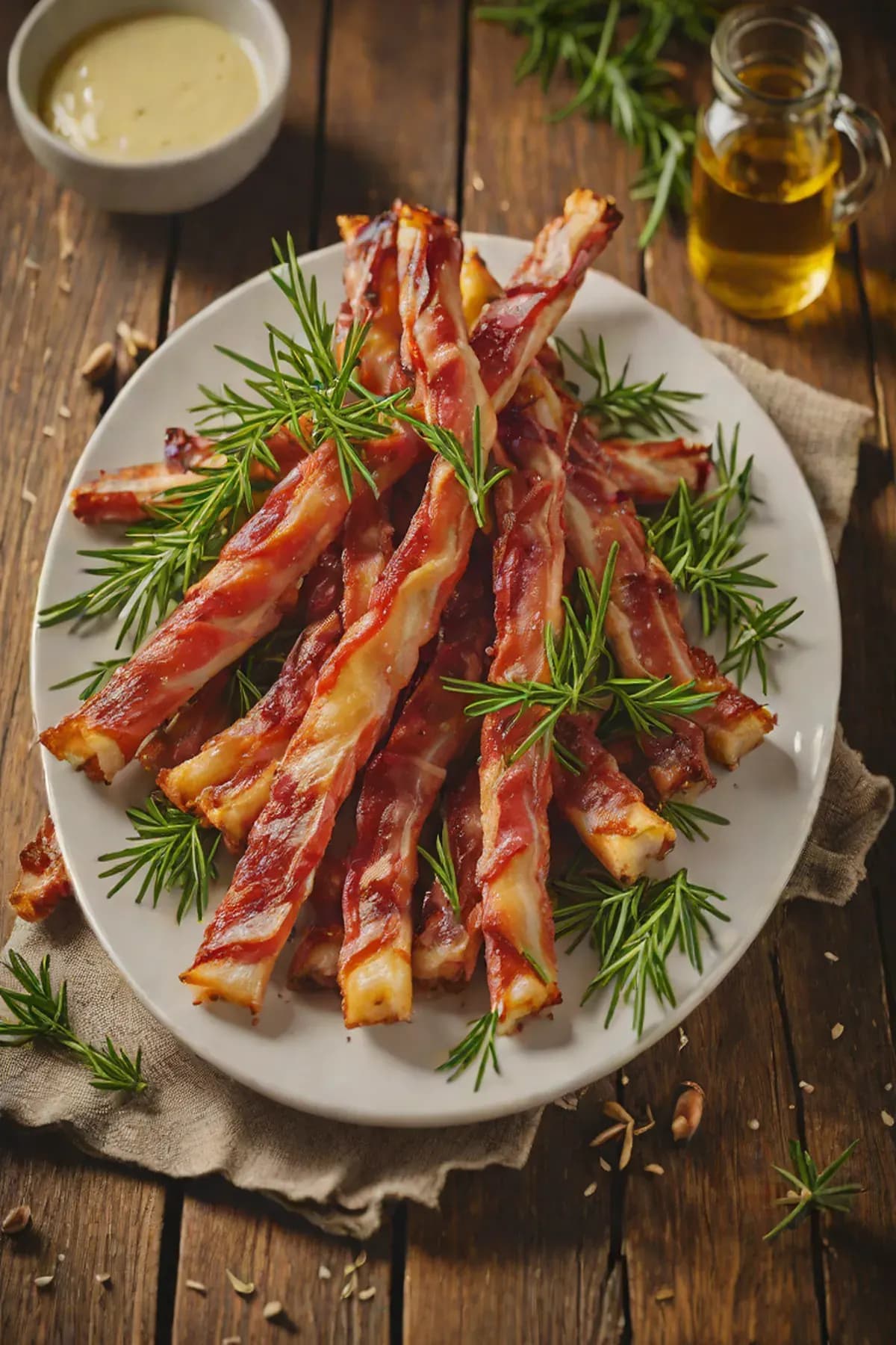 Roasted Bacon with Cassava