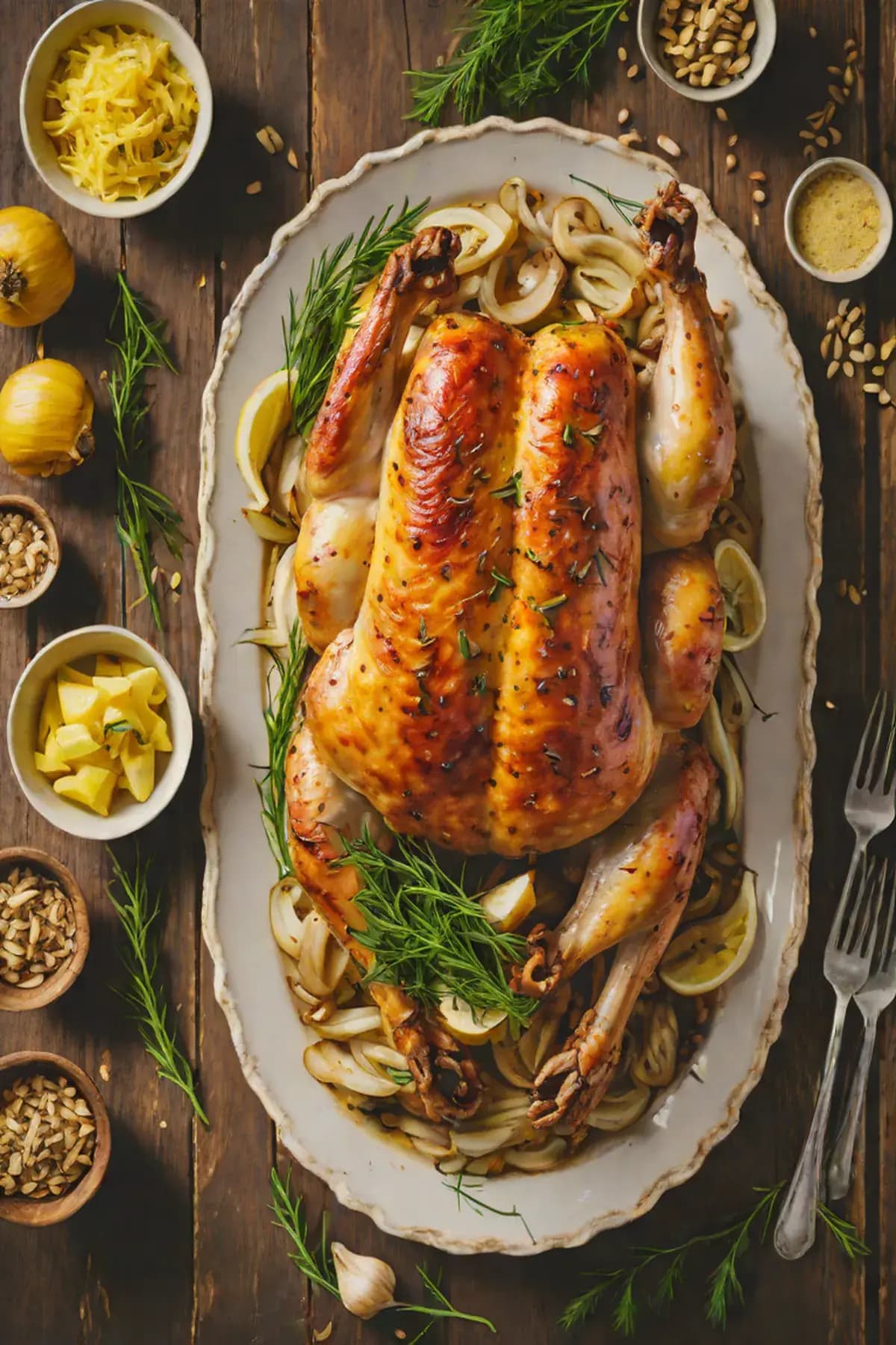 Roasted Chicken with Fennel