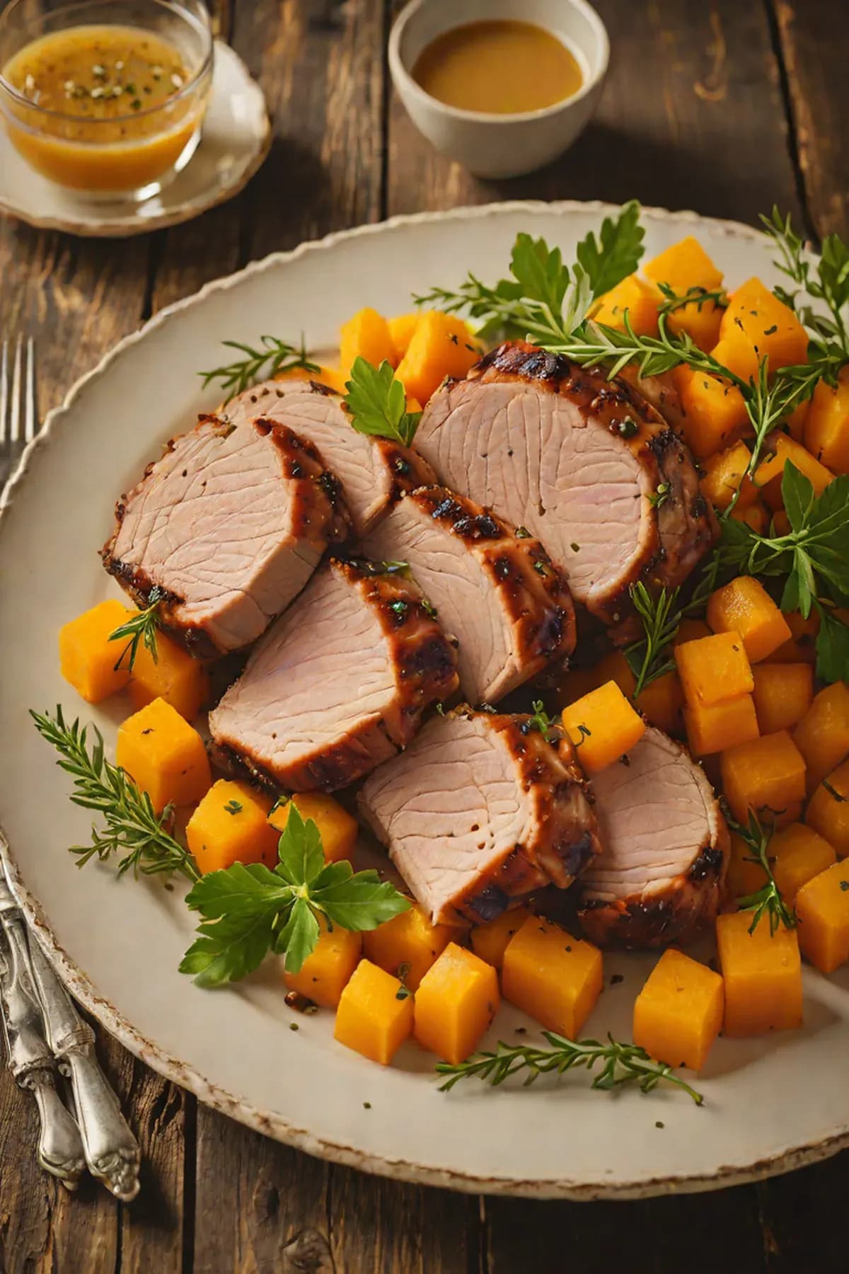 Roasted Pork with Butternut Squash
