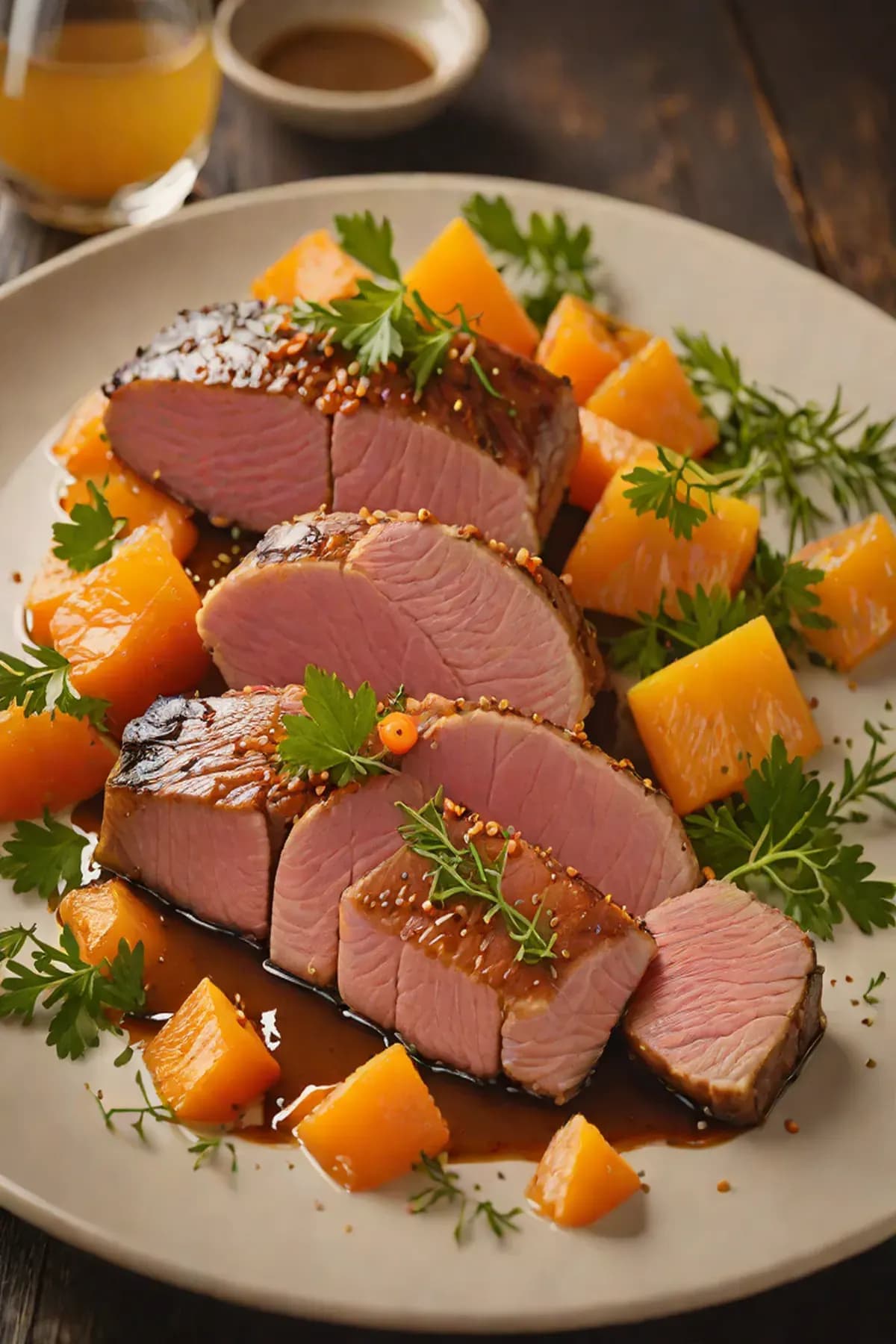 Roasted Tuna with Carrot