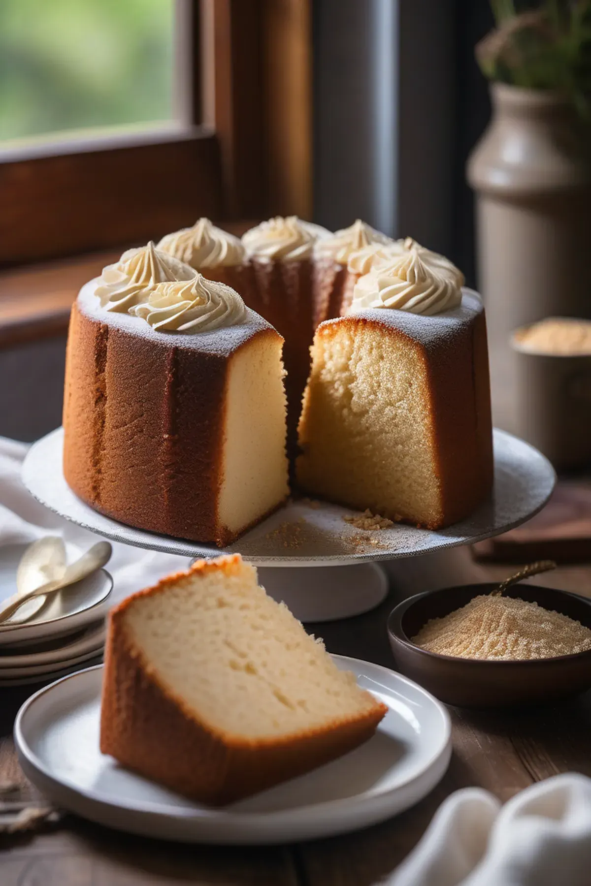 Brown Butter Chiffon Cake
