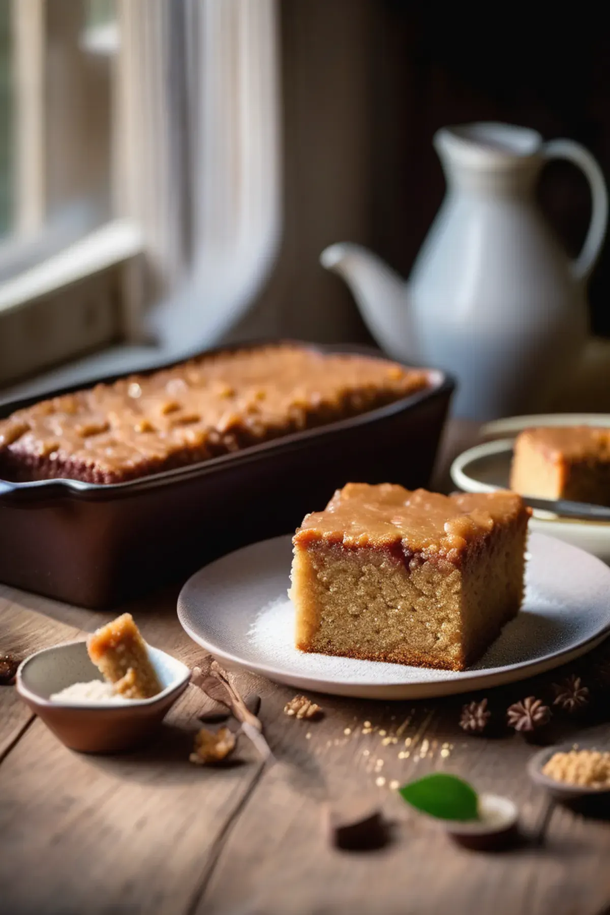 Brown Butter Traybake Cake