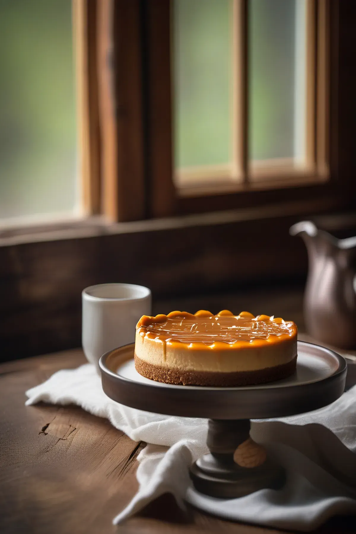 Butterscotch Baked Cheesecake