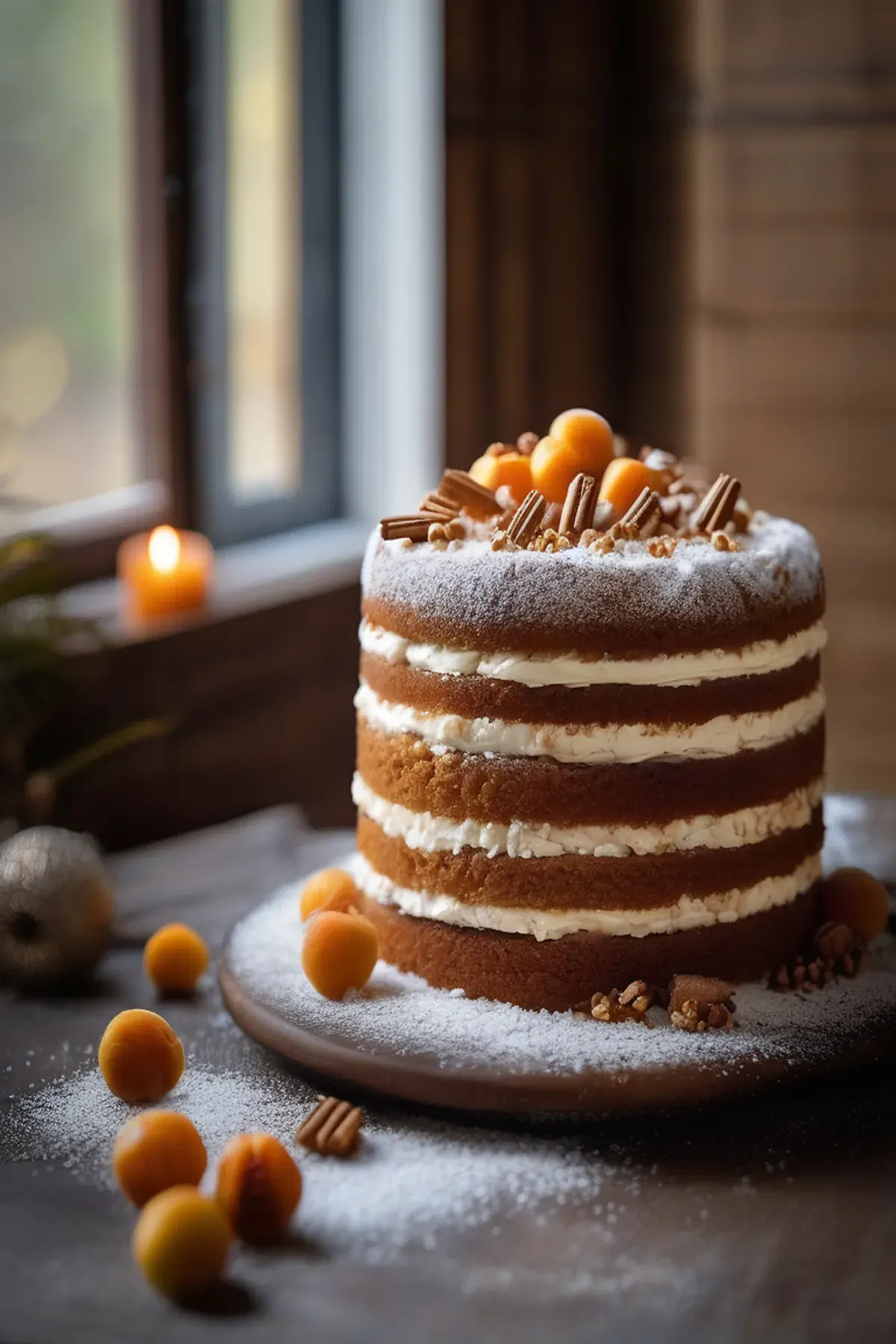 Butterscotch Semi-Naked Cake