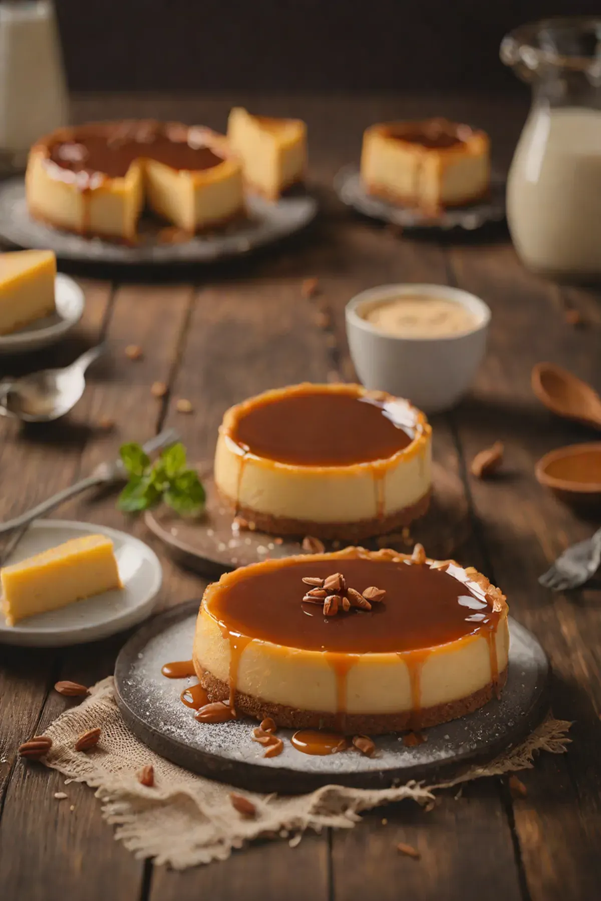 Caramel Basque Cheesecake