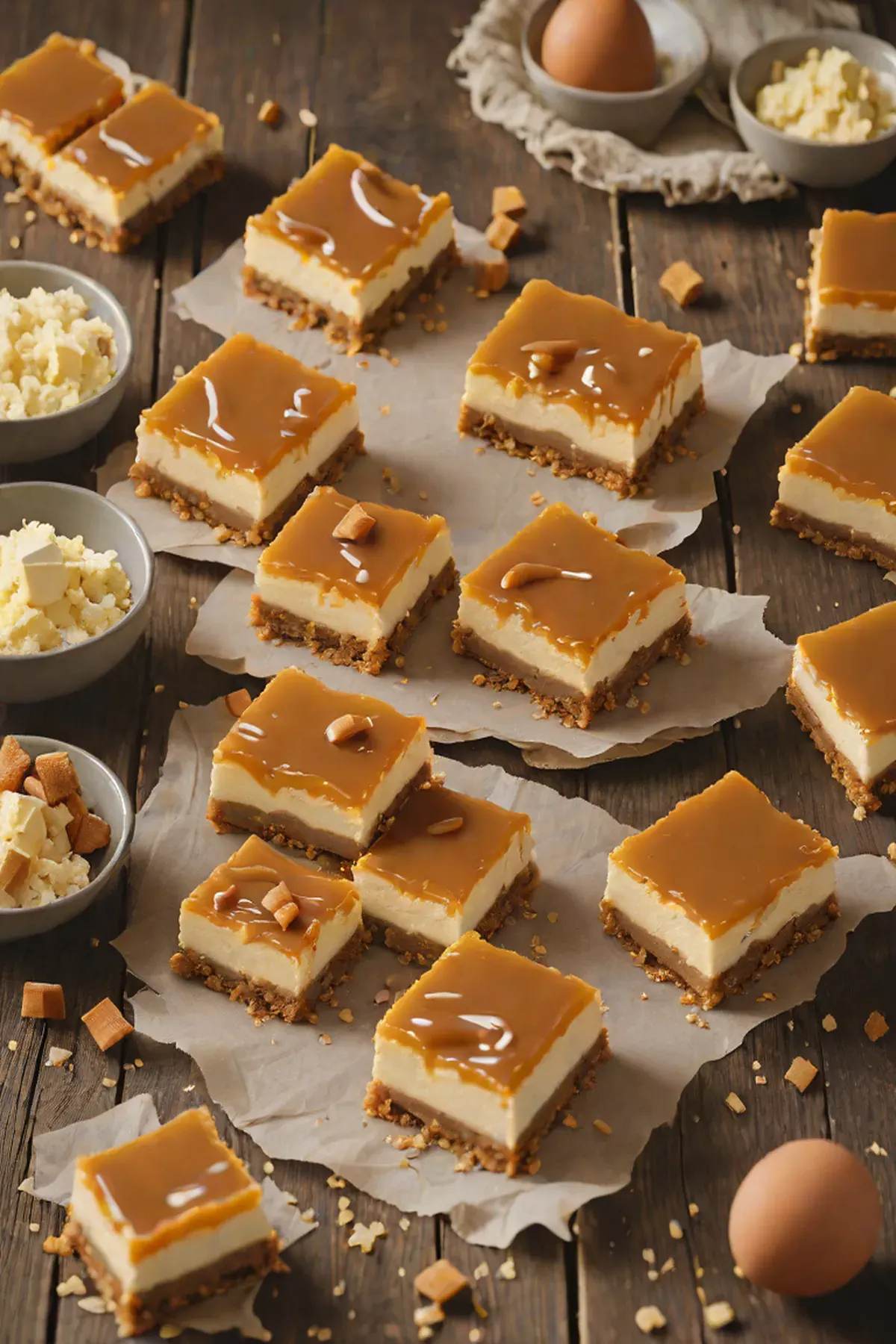 Caramel Cheesecake Bars