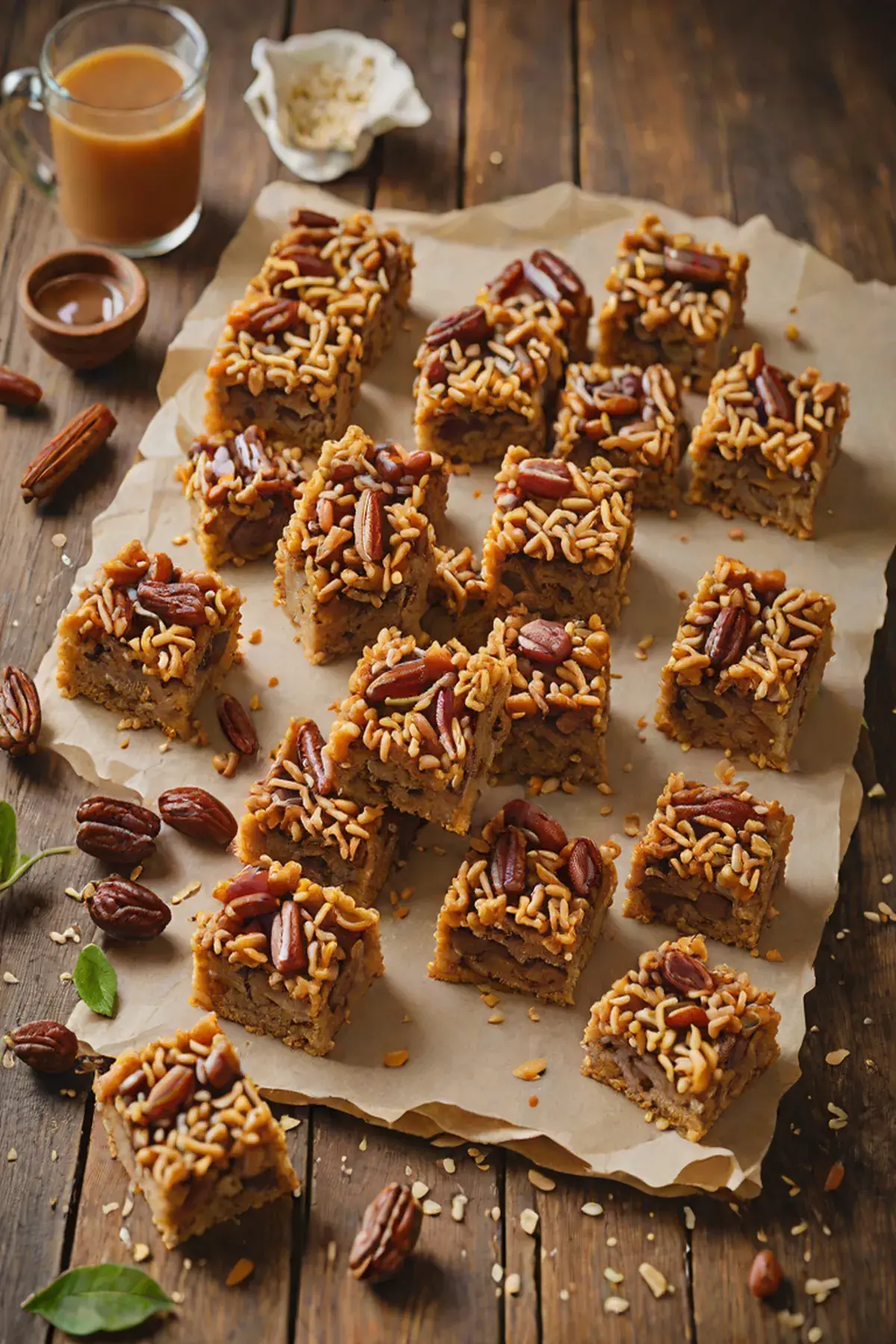 Caramel Date Squares