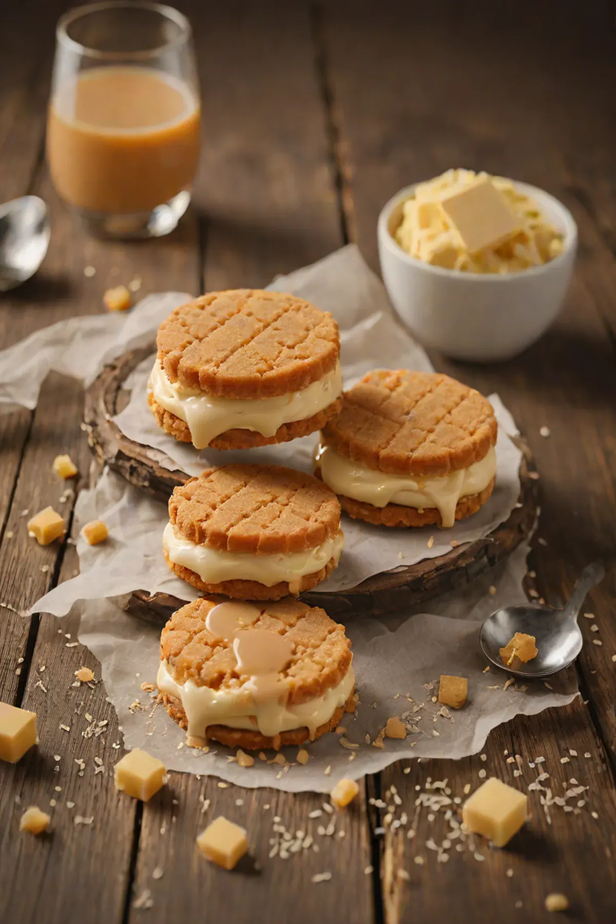Caramel Ice Cream Sandwich