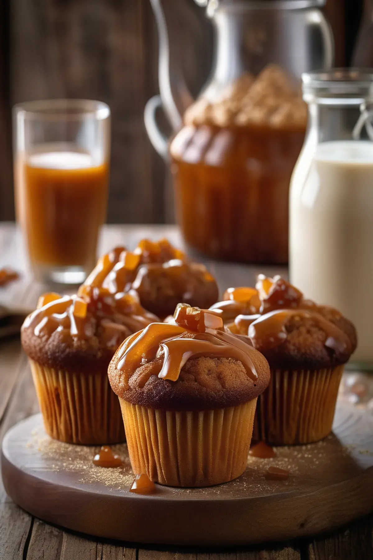 Caramel Jumbo Muffins
