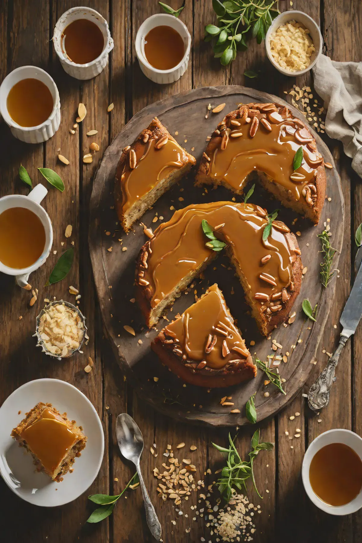 Caramel Olive Oil Cake