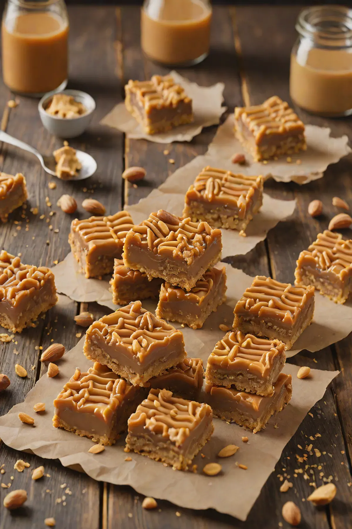 Caramel Peanut Butter Bars