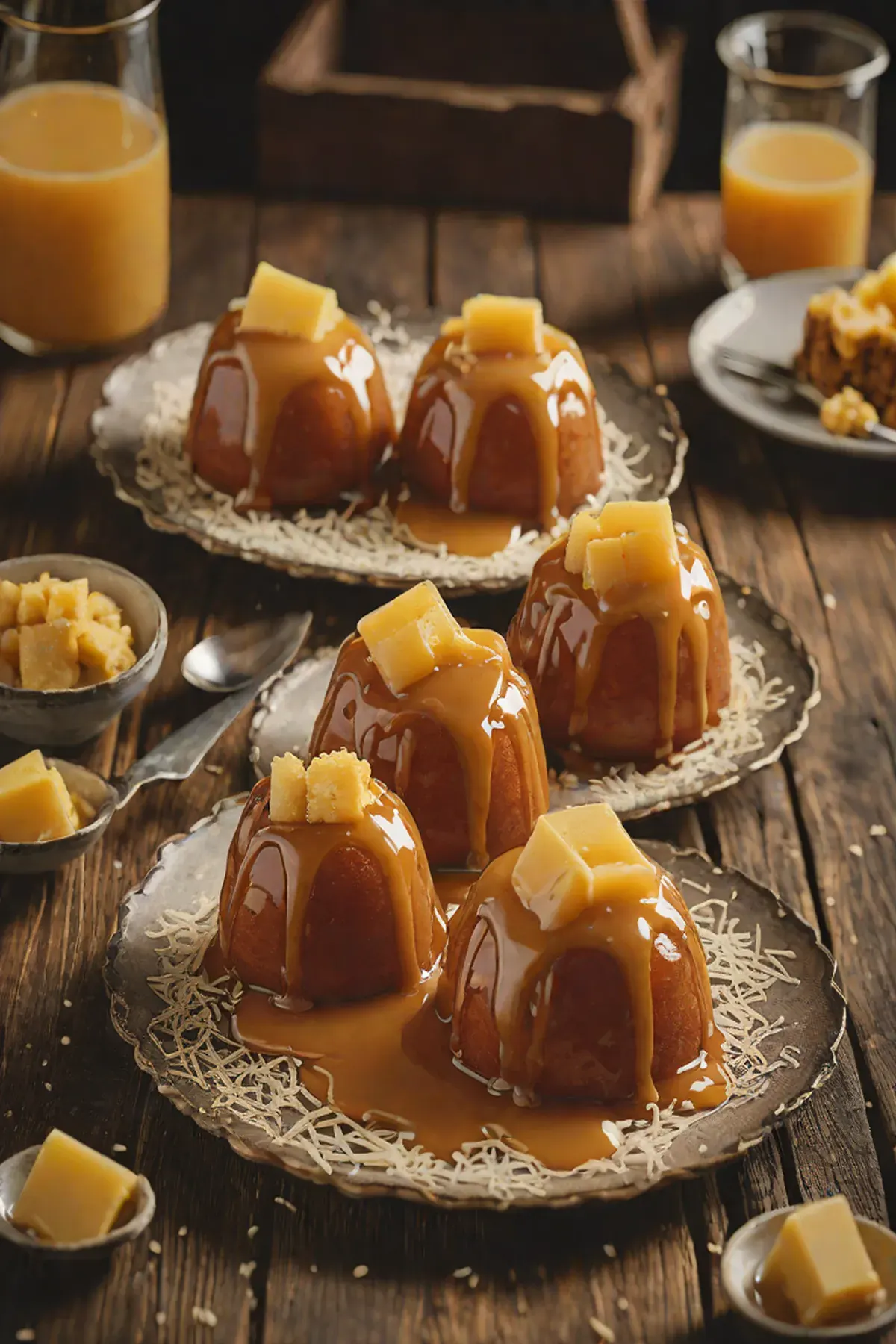 Caramel Rum Babas
