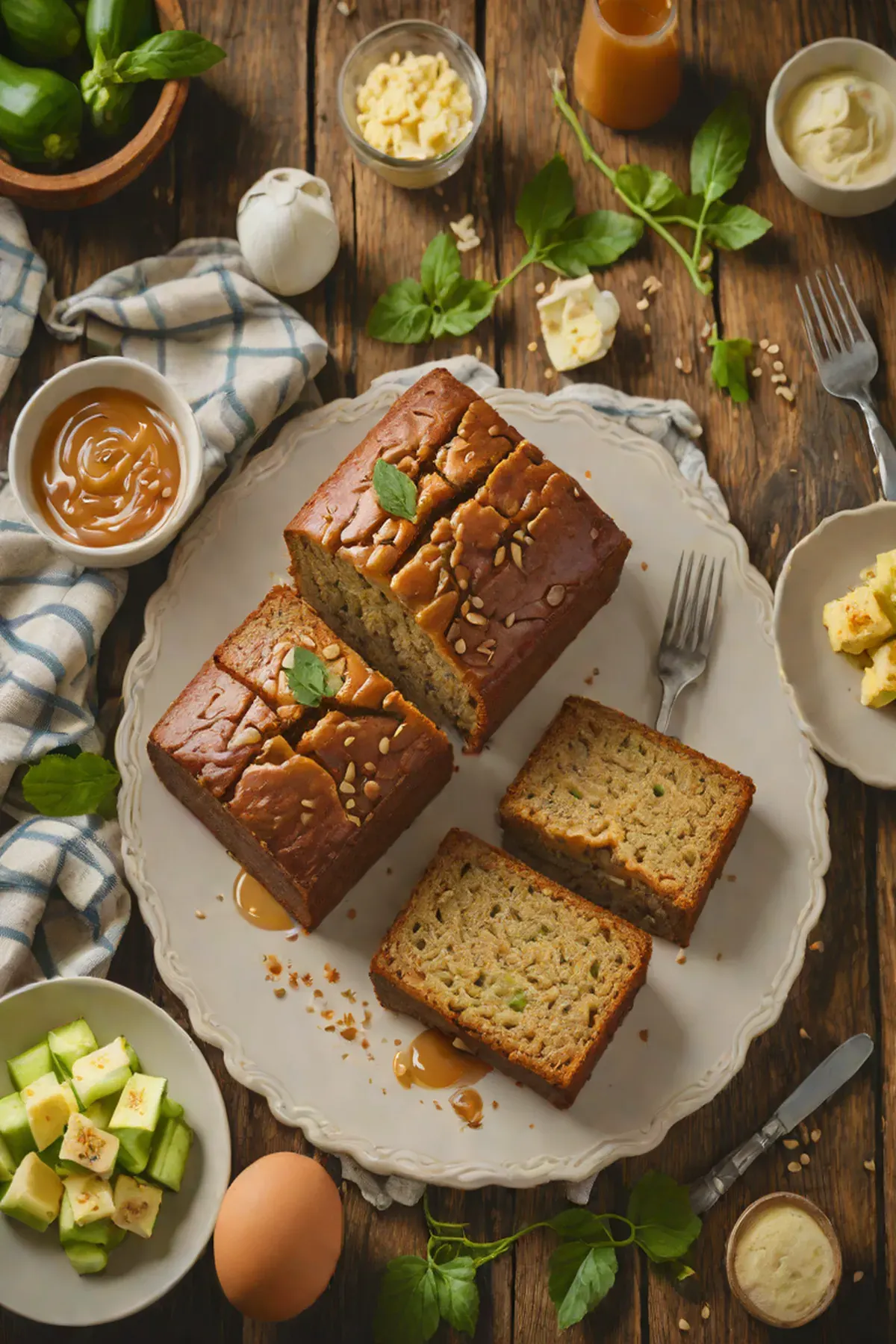 Caramel Zucchini Bread