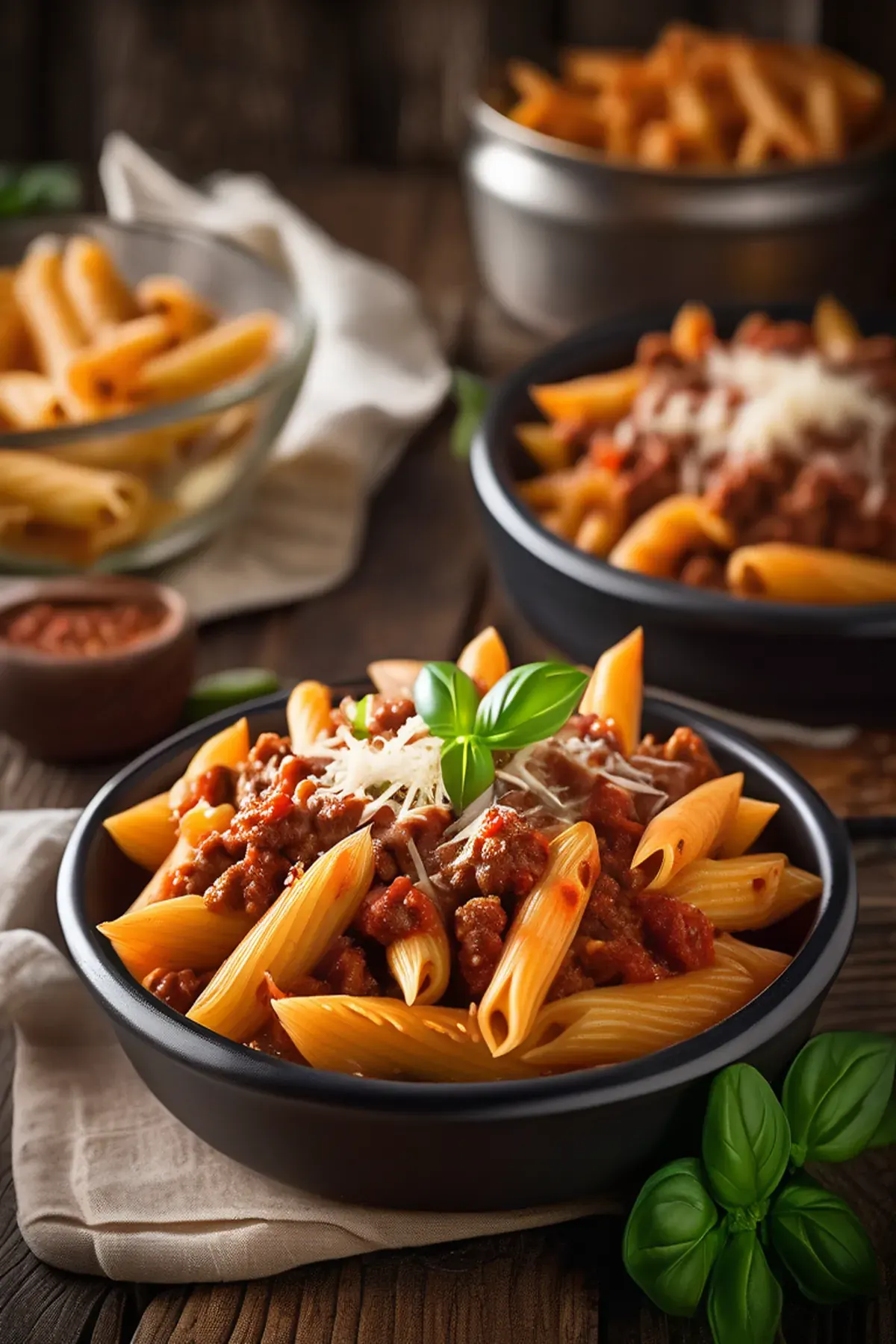 Cheesy Mostaccioli