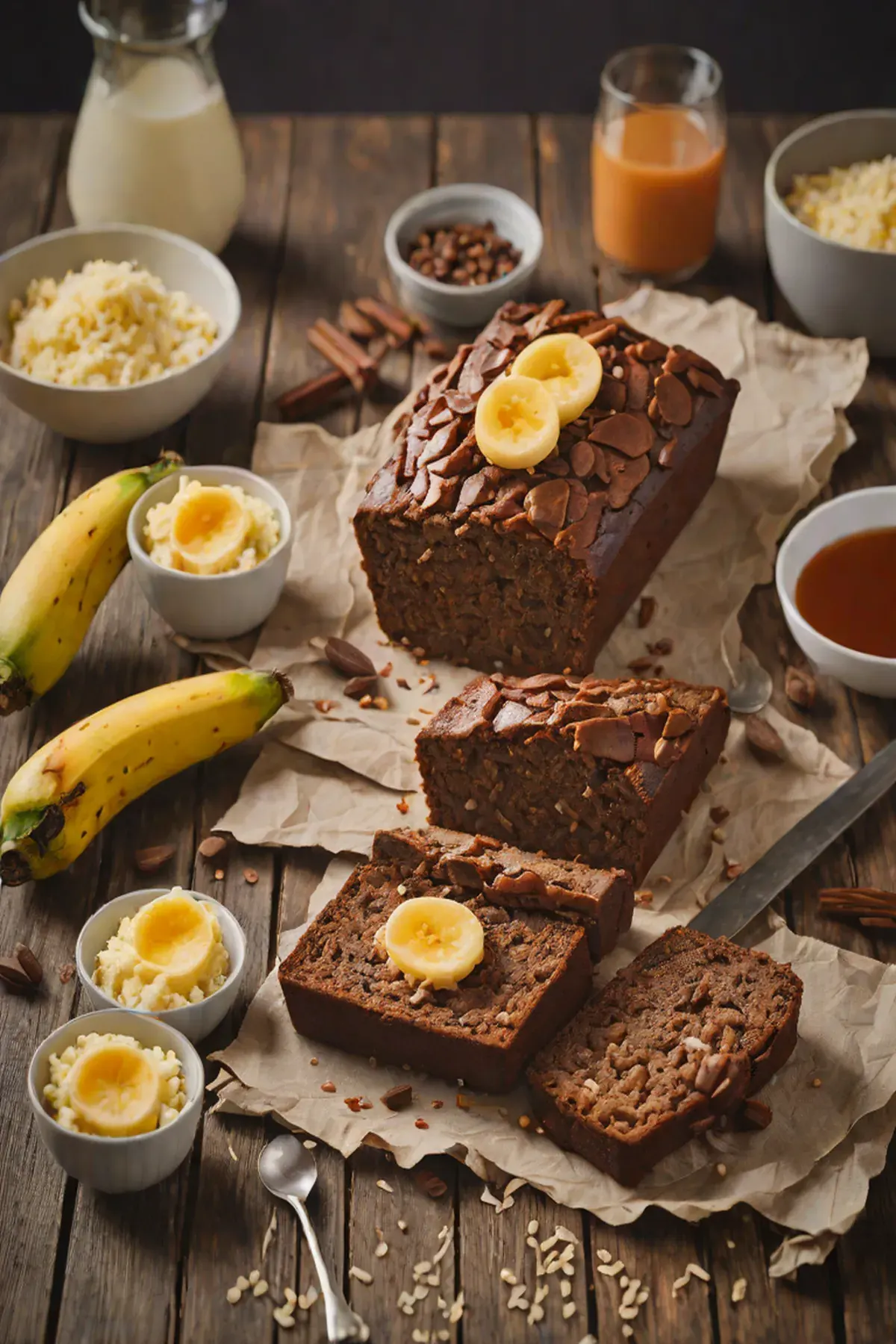 Chilli Chocolate Banana Bread