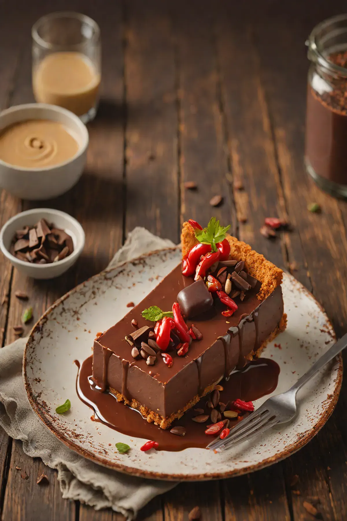 Chilli Chocolate Cheesecake