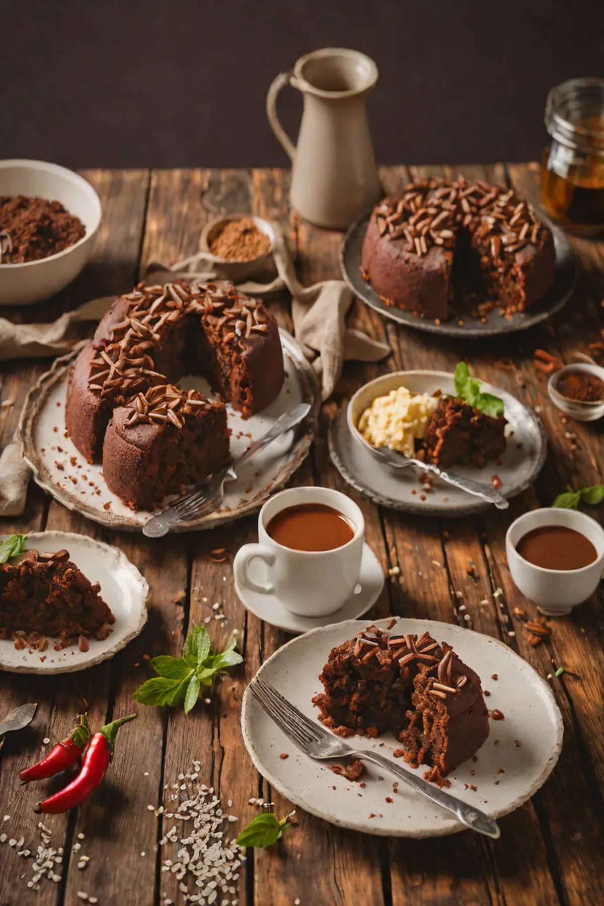 Chilli Chocolate Coffee Cake