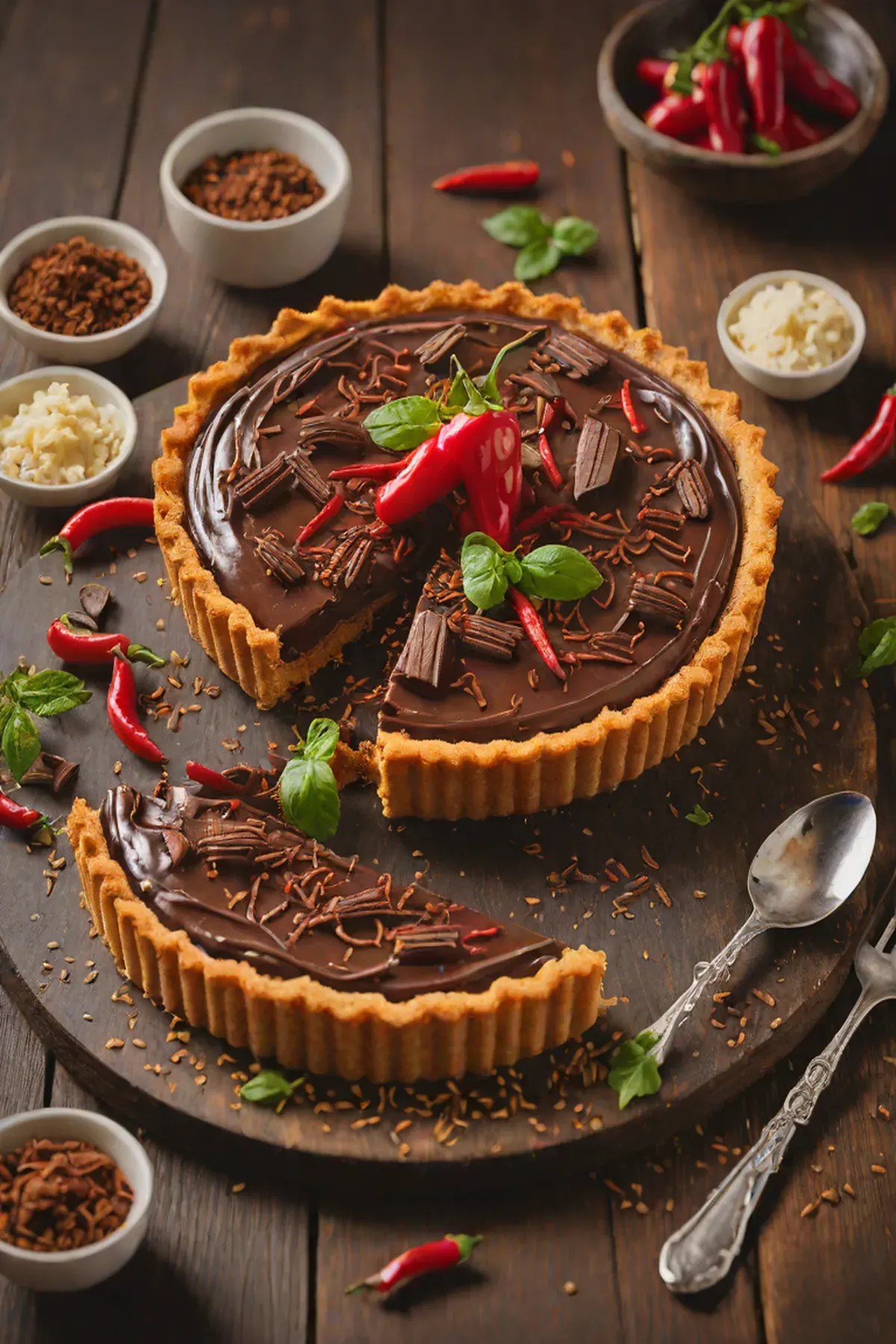 Chilli Chocolate Cream Tart