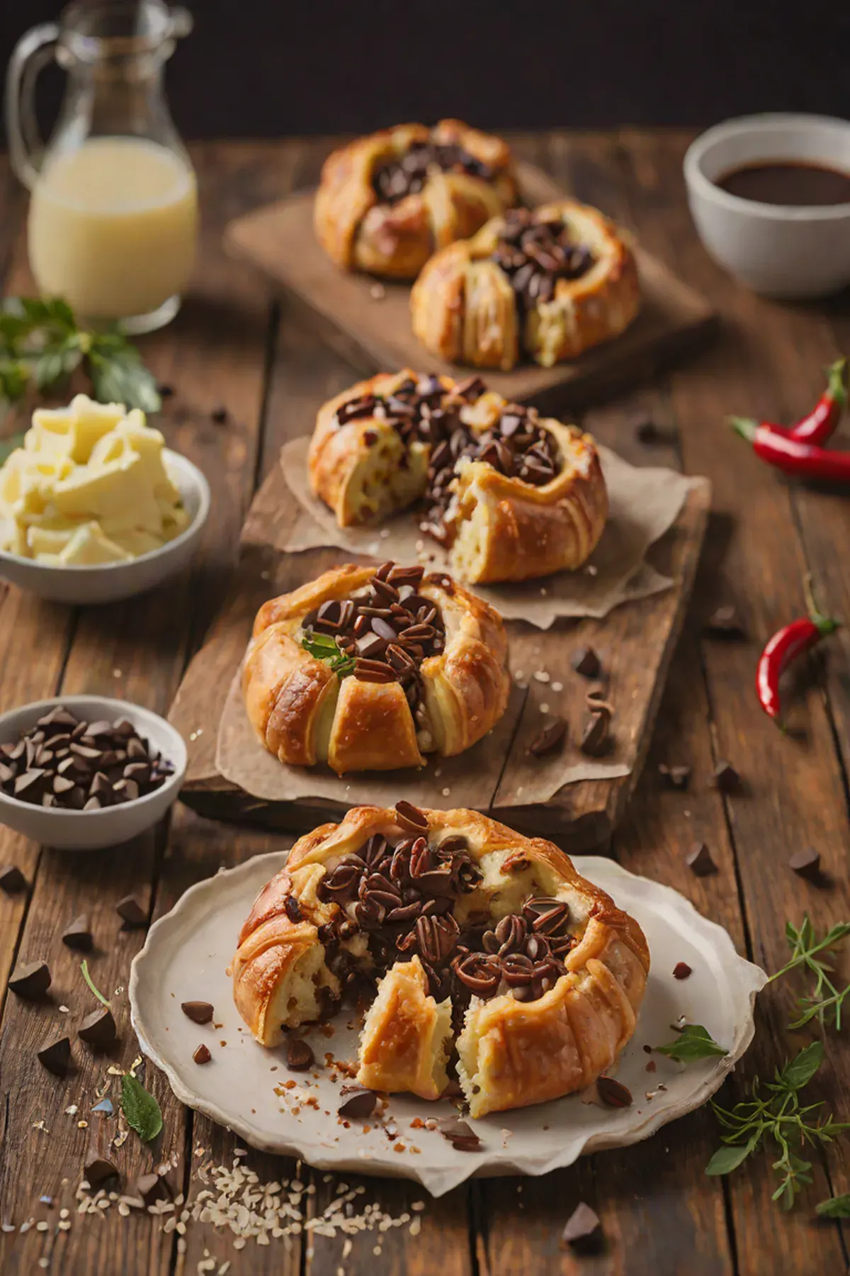 Chilli Chocolate Danish Pastry