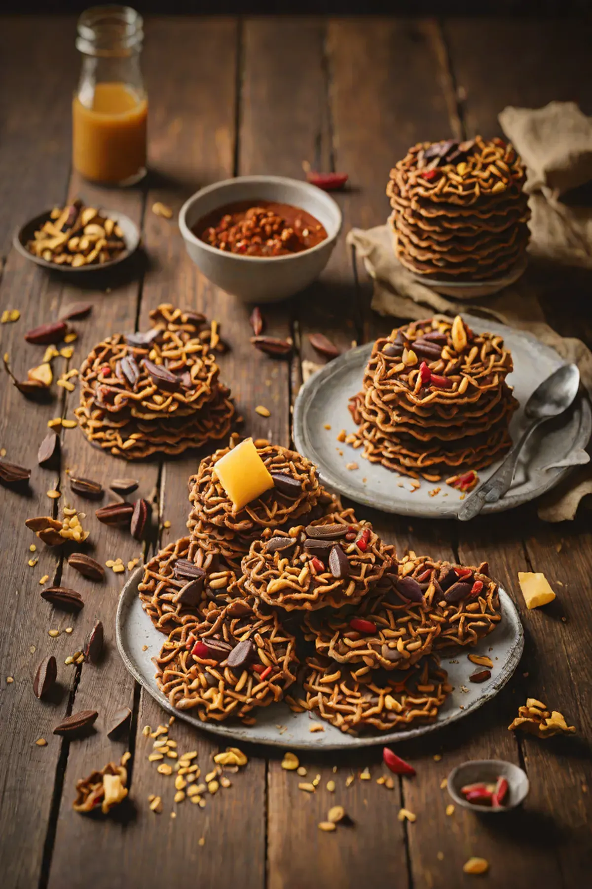 Chilli Chocolate Florentines