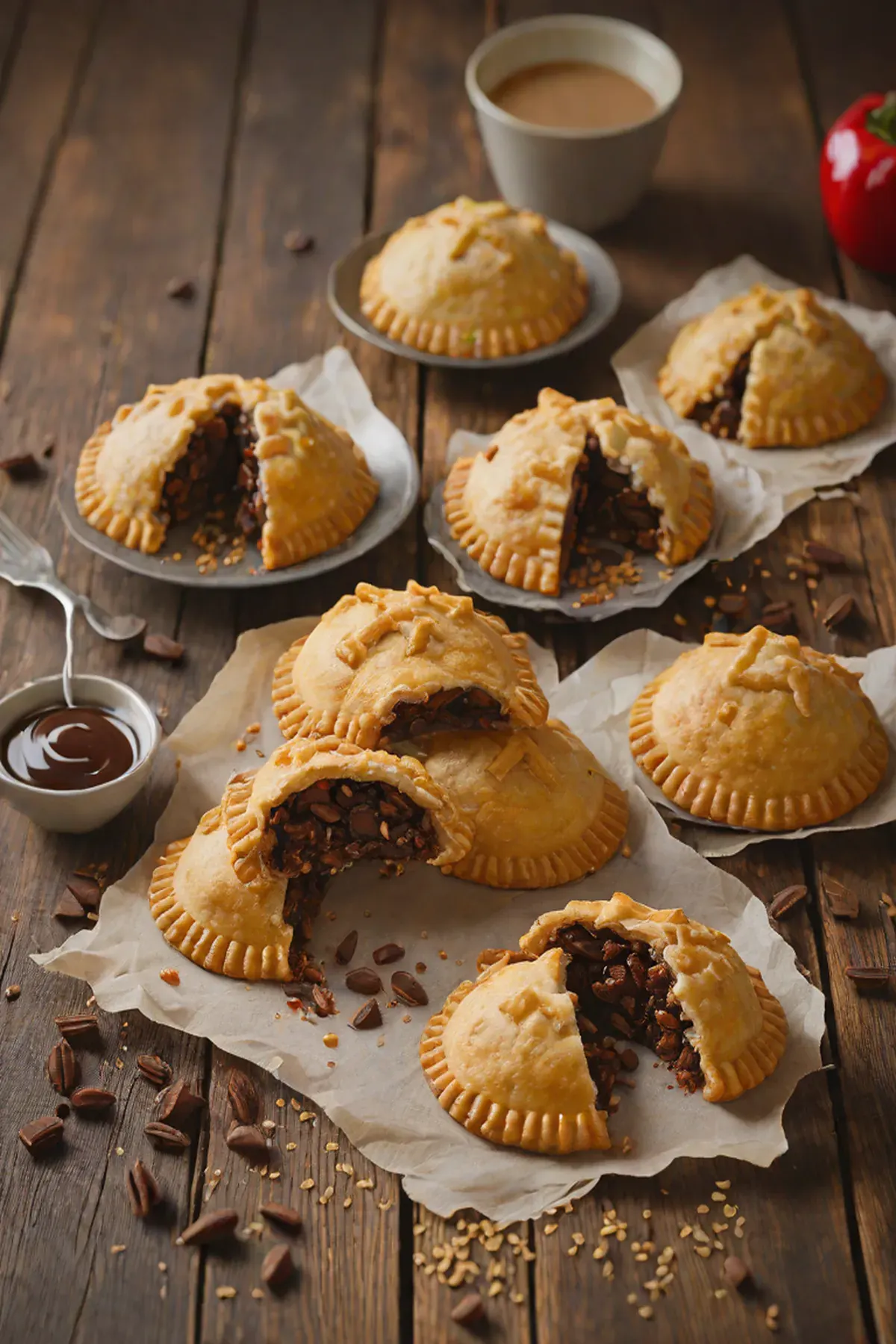 Chilli Chocolate Hand Pies