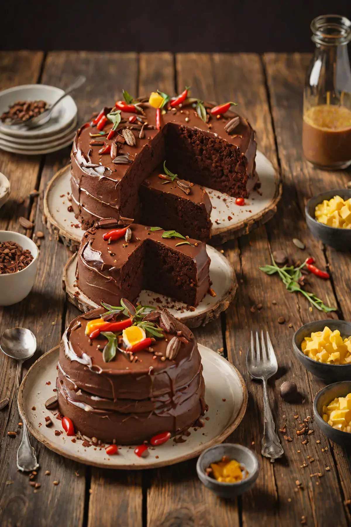 Chilli Chocolate Layer Cake