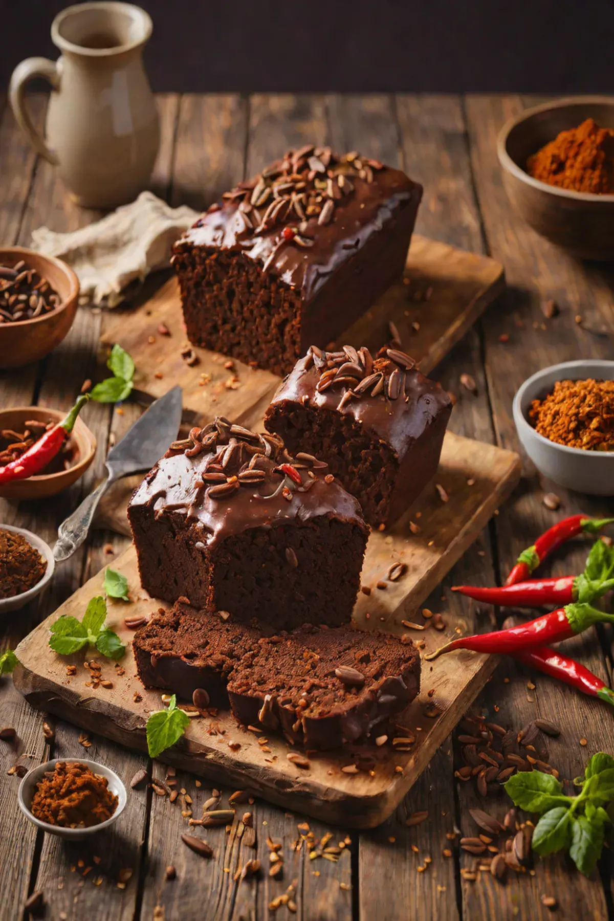 Chilli Chocolate Loaf Cake
