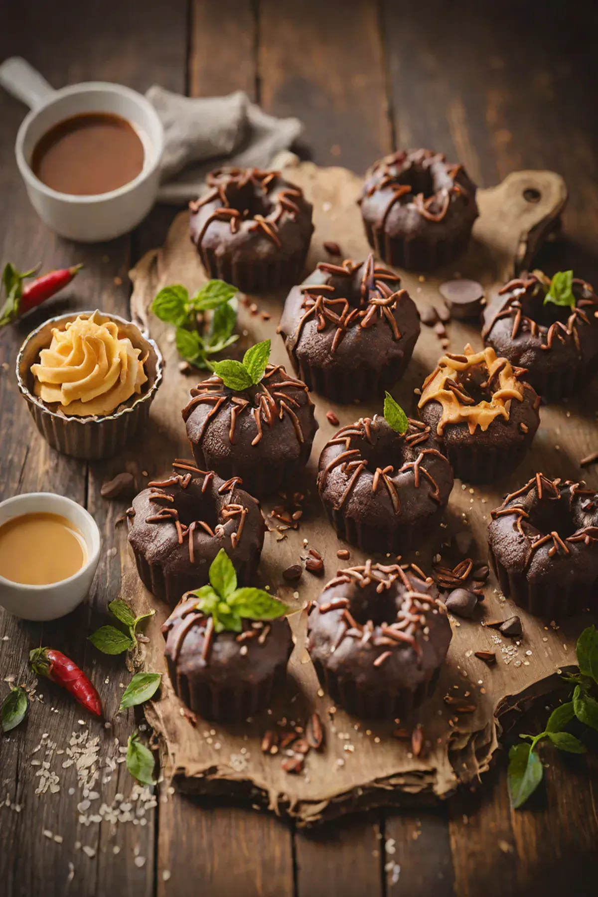 Chilli Chocolate Mini Bundts