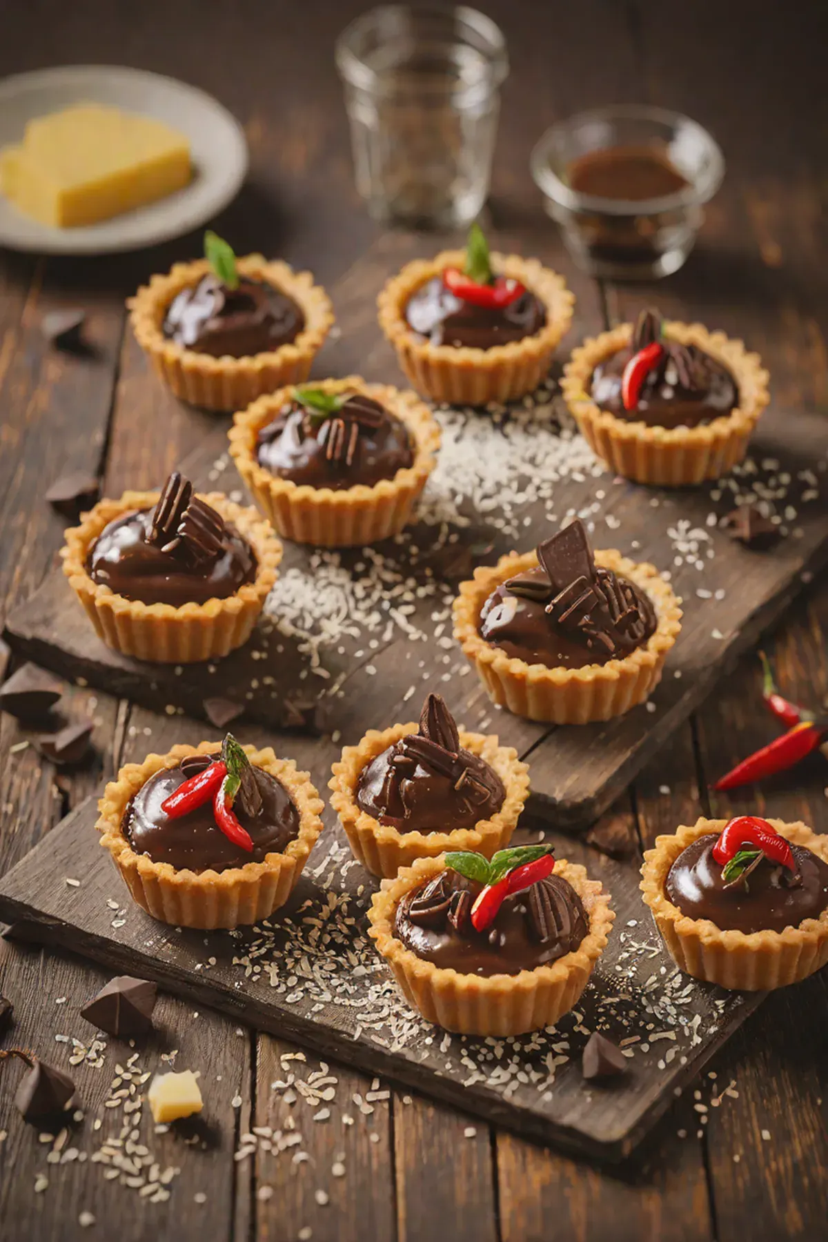 Chilli Chocolate Mini Tarts