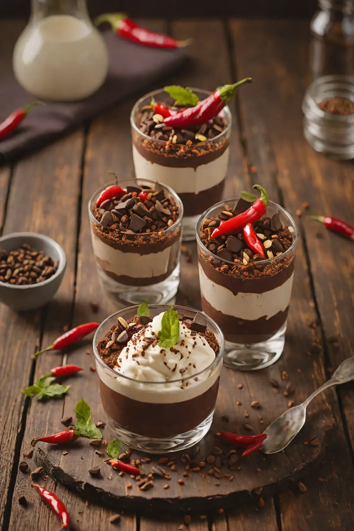Chilli Chocolate Parfait