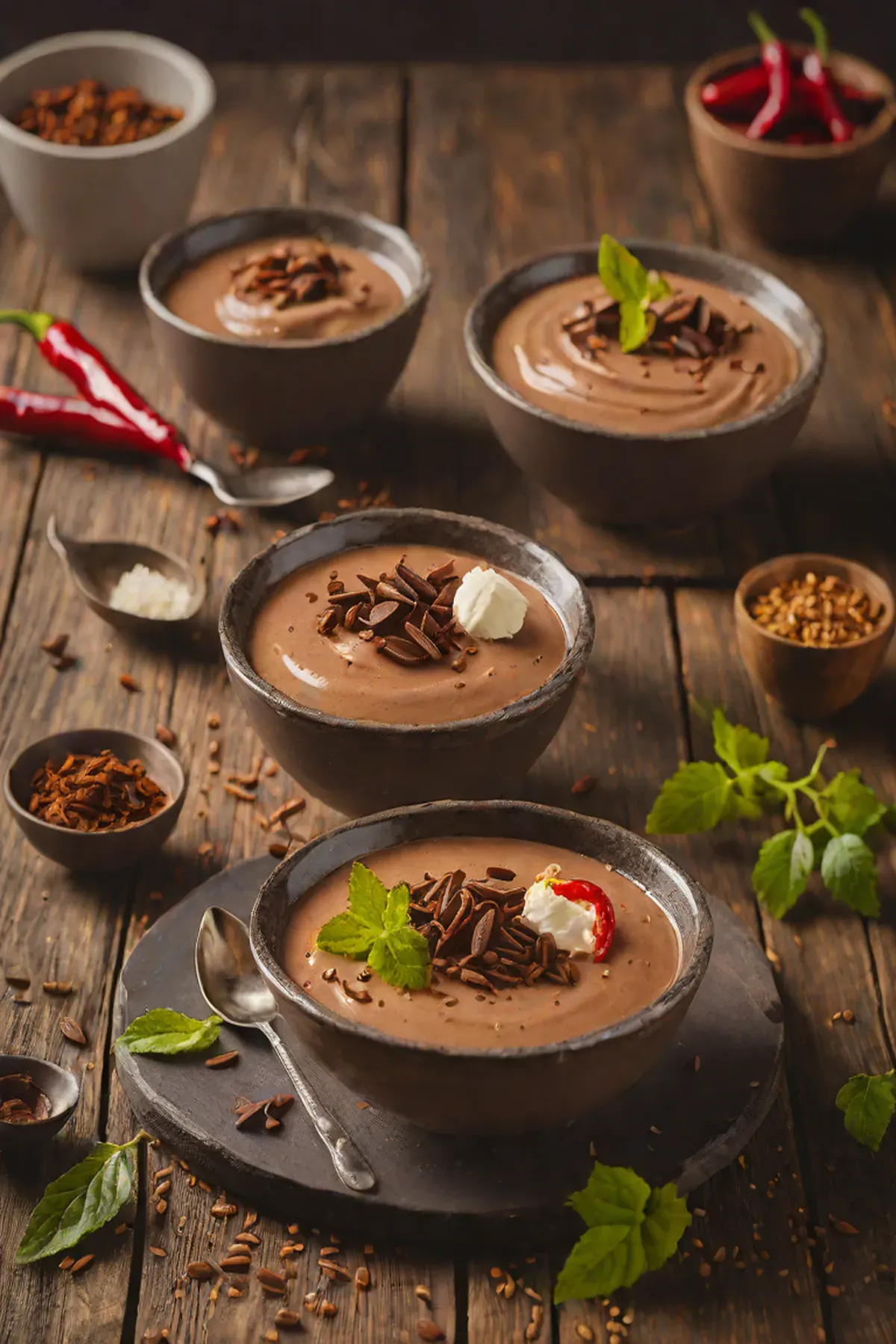 Chilli Chocolate Posset