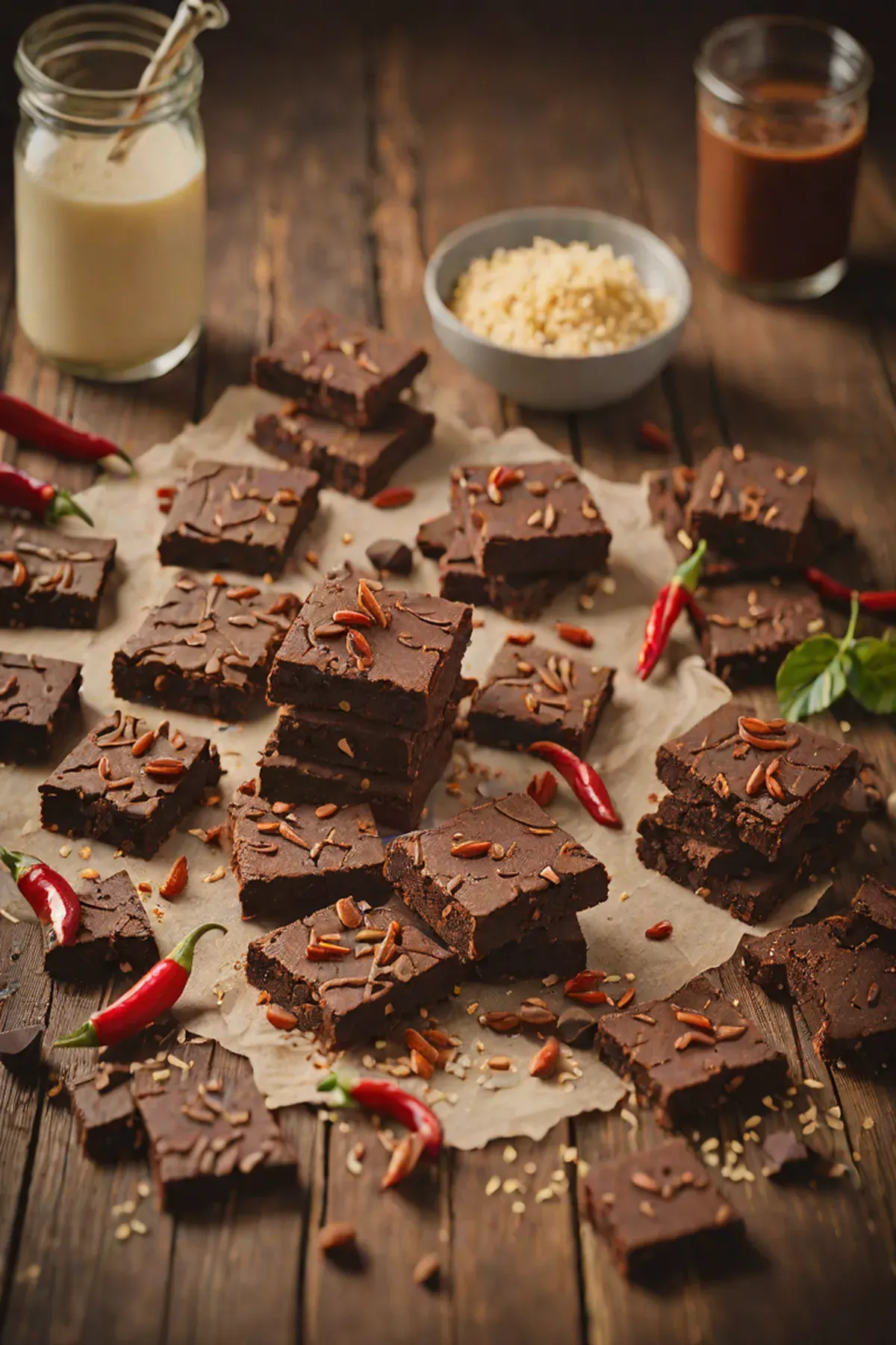 Chilli Chocolate Slice and Bake Cookies