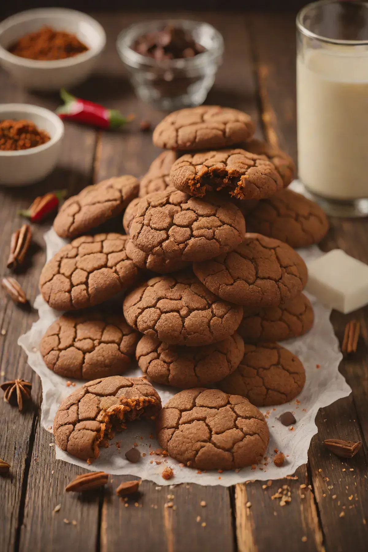 Chilli Chocolate Snickerdoodles