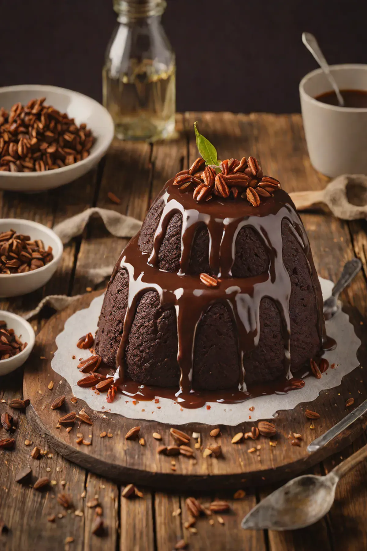 Chilli Chocolate Steamed Pudding