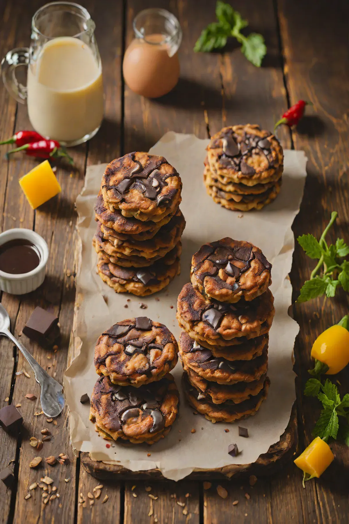 Chilli Chocolate Welsh Cakes