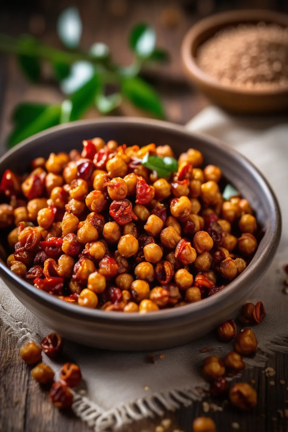 Chilli Roasted Chickpeas