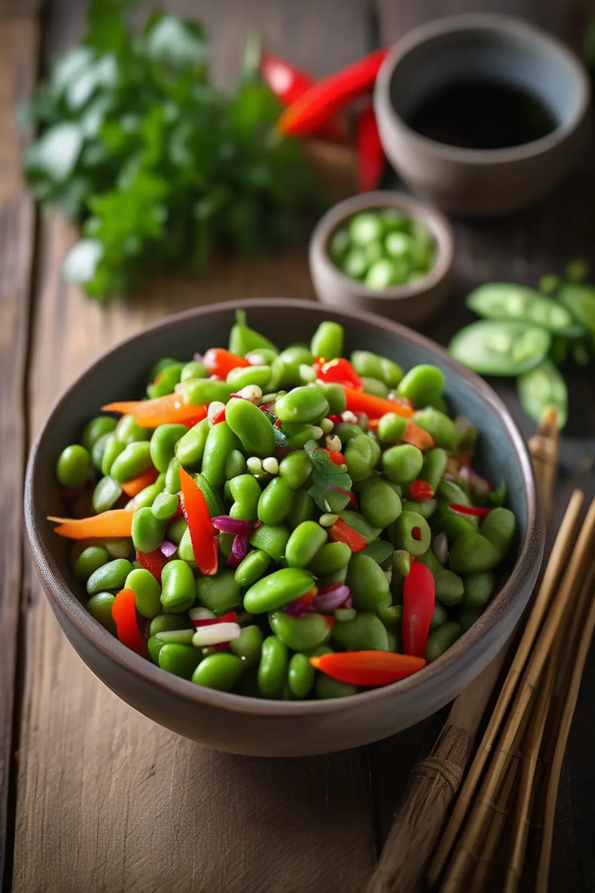 Chinese Edamame Salad