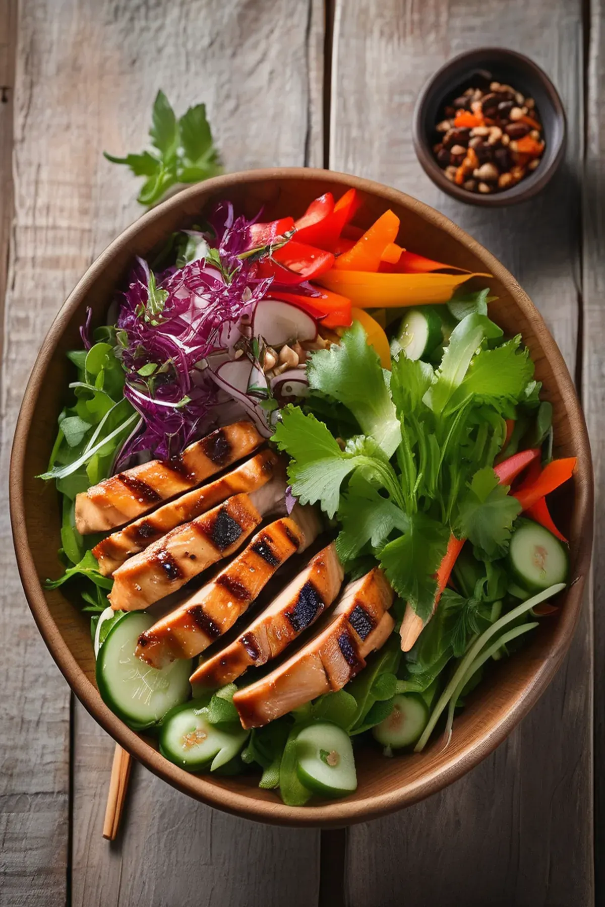 Chinese Grilled Chicken Salad