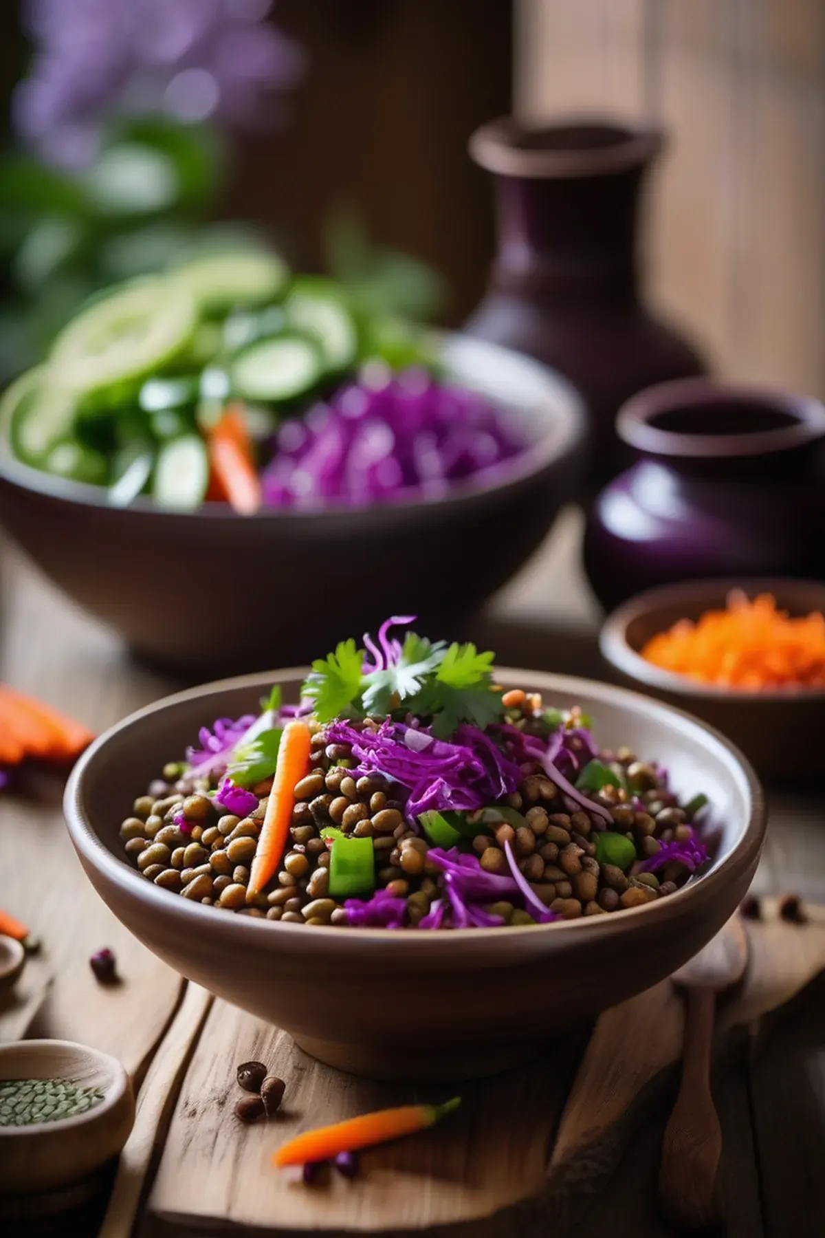 Chinese Lentil Salad