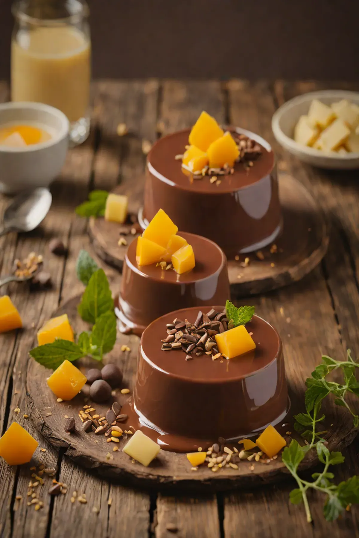 Chocolate Blancmange