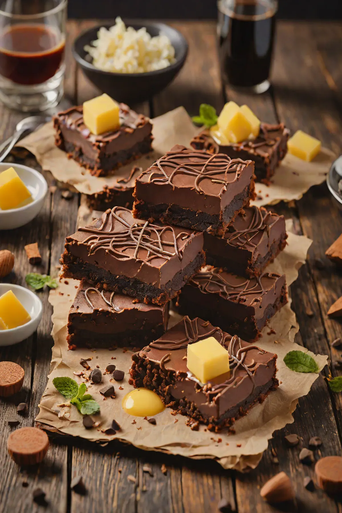 Chocolate Cheesecake Brownies