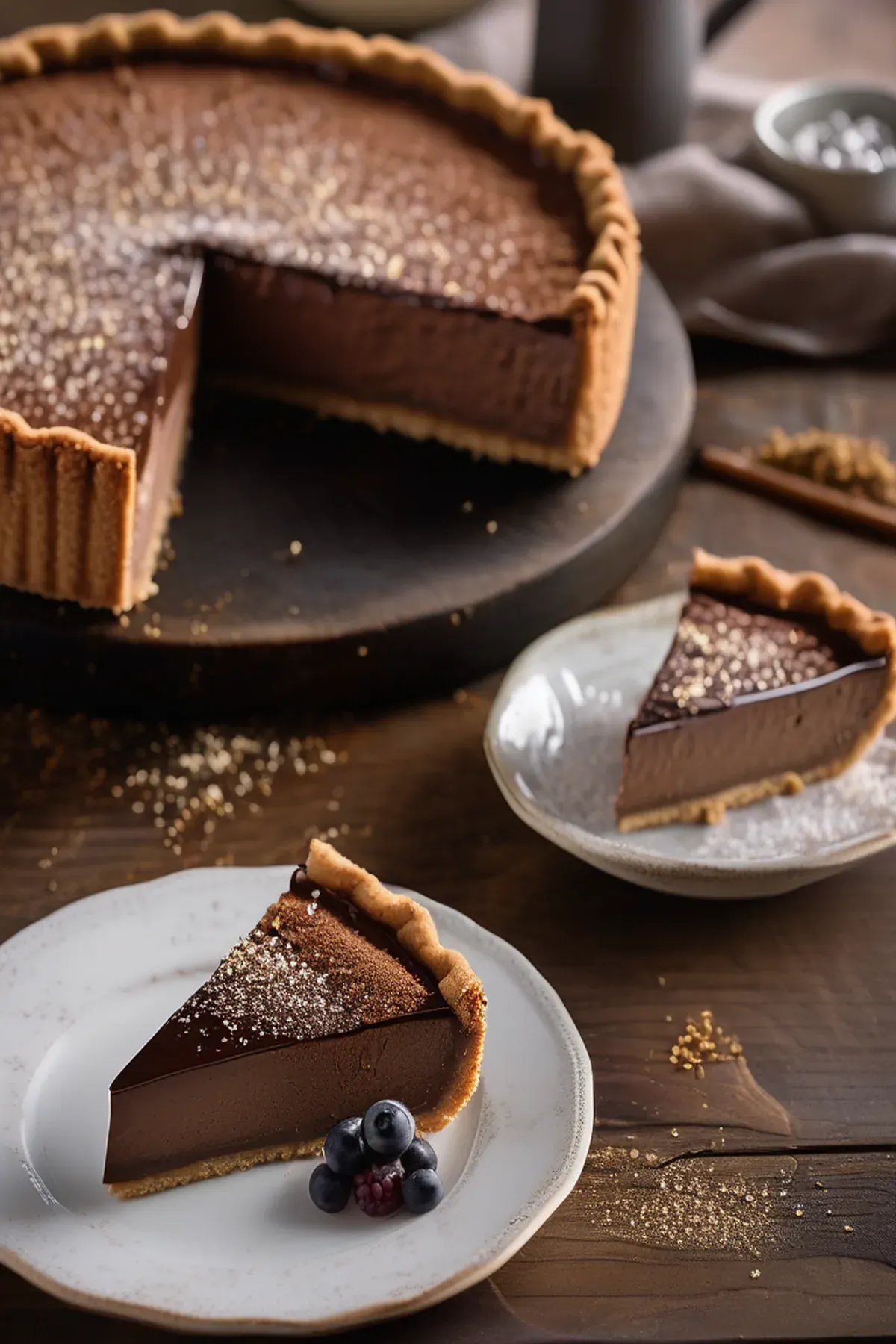 Chocolate Cheesecake Tart