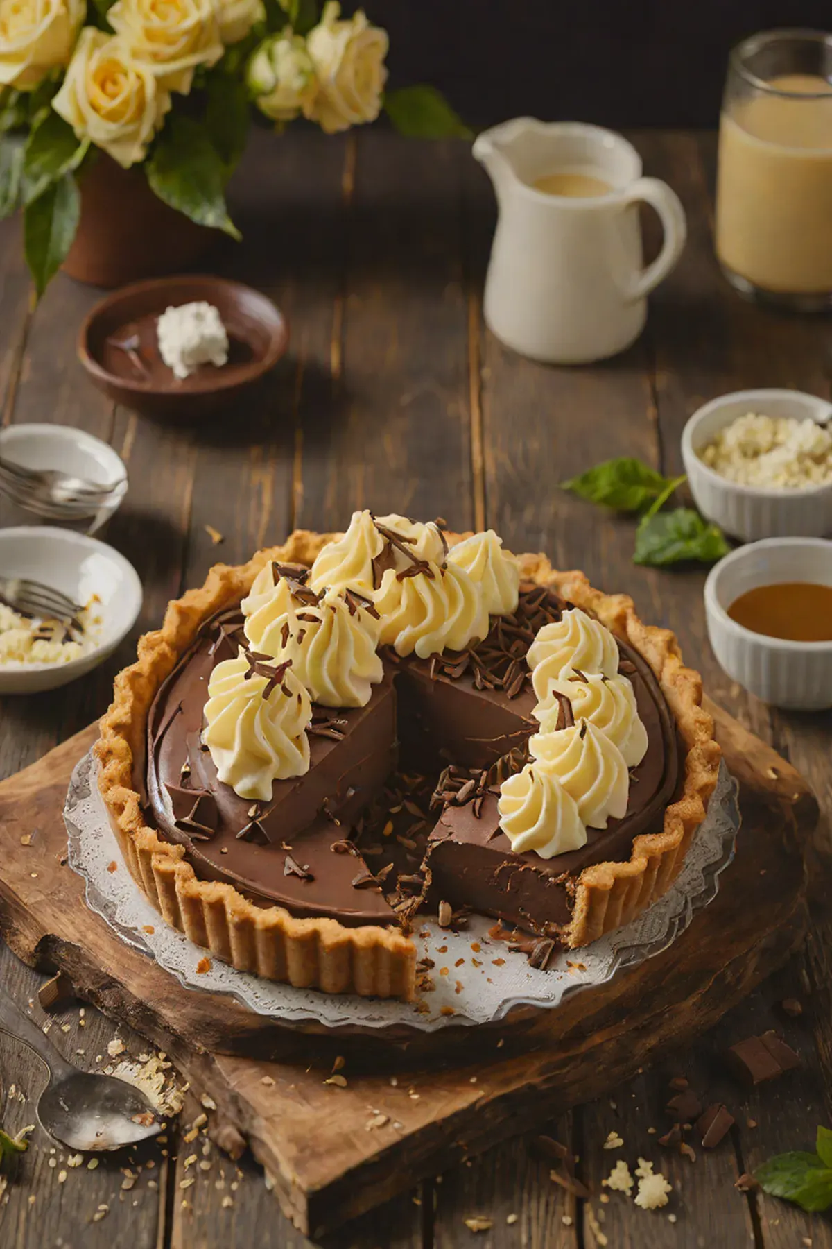 Chocolate Chiffon Pie
