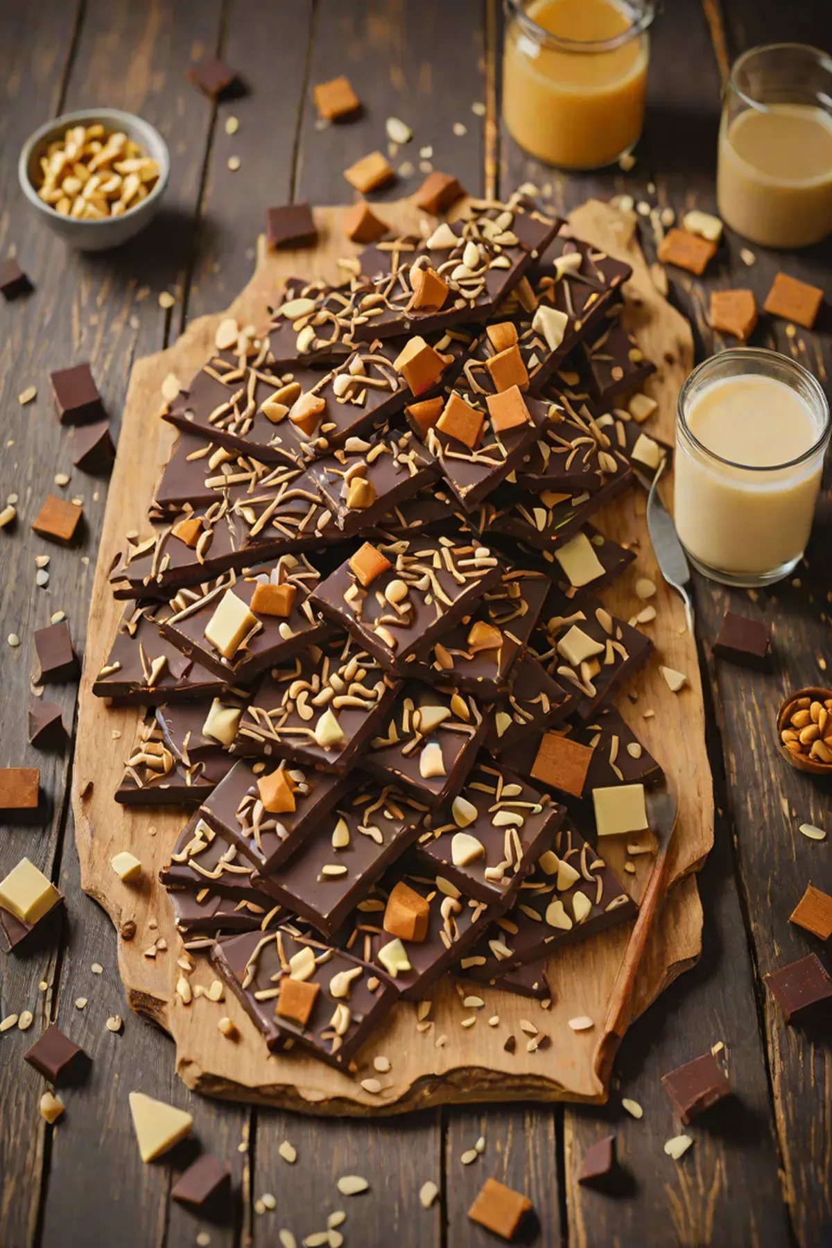 Chocolate Chocolate Bark