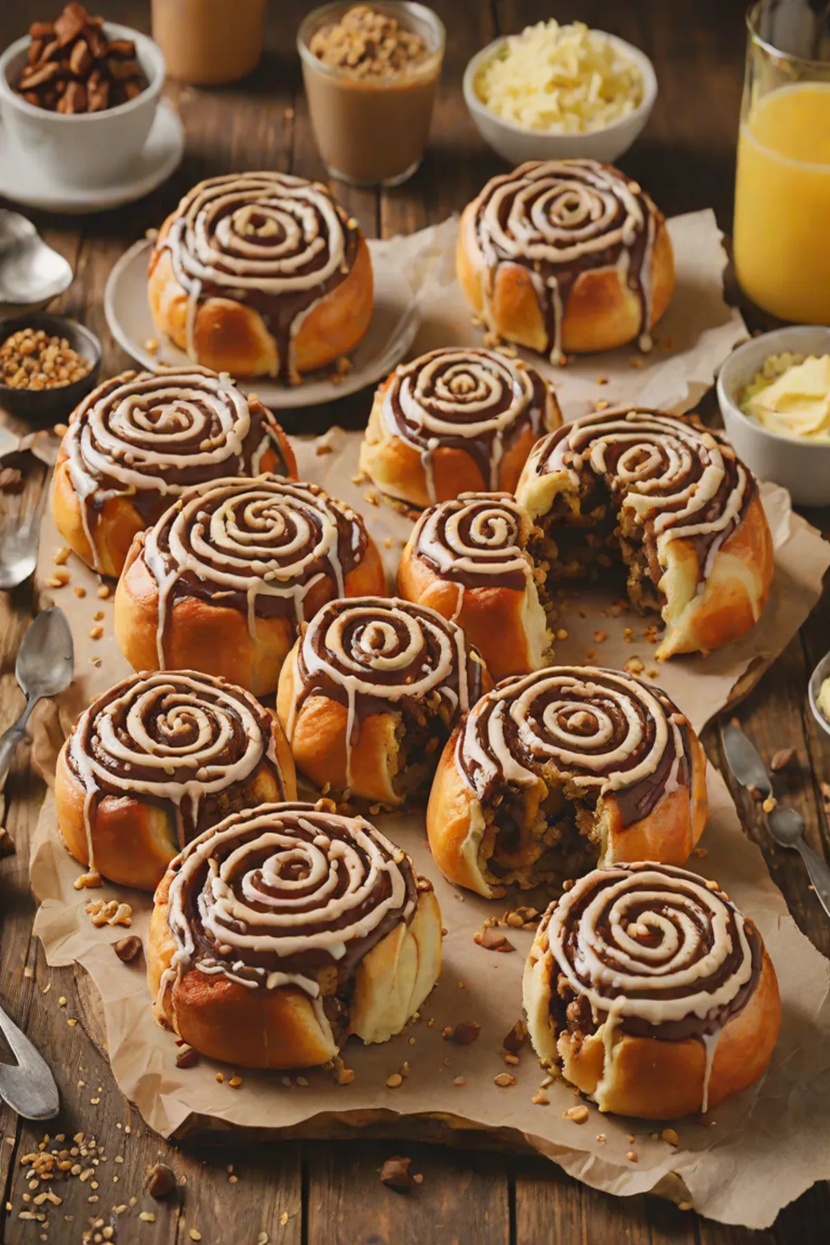 Chocolate Cinnamon Rolls