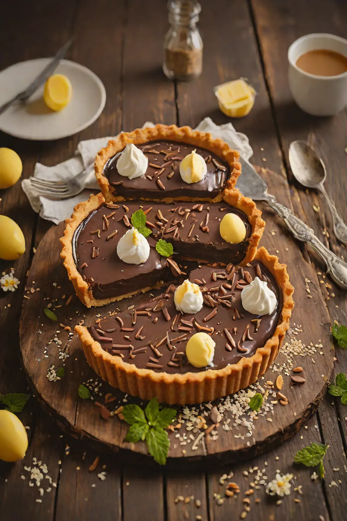 Chocolate Custard Tart