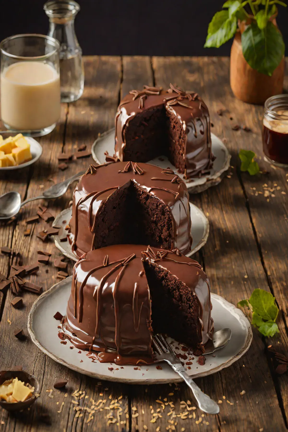 Chocolate Devil's Food Cake